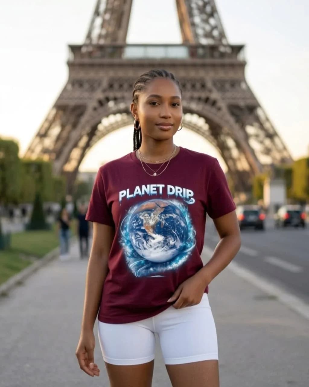 Planet Drip Earth Graphic T-shirt